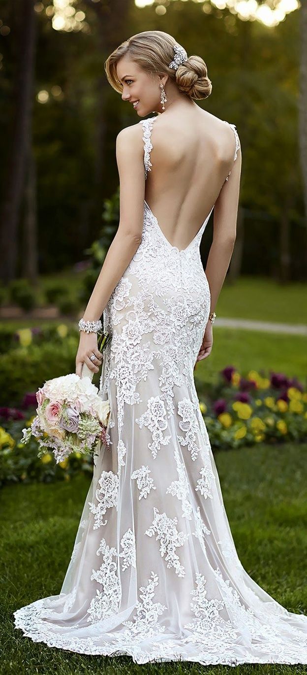 Great Low Back Wedding Dresses Lace of all time Learn more here 