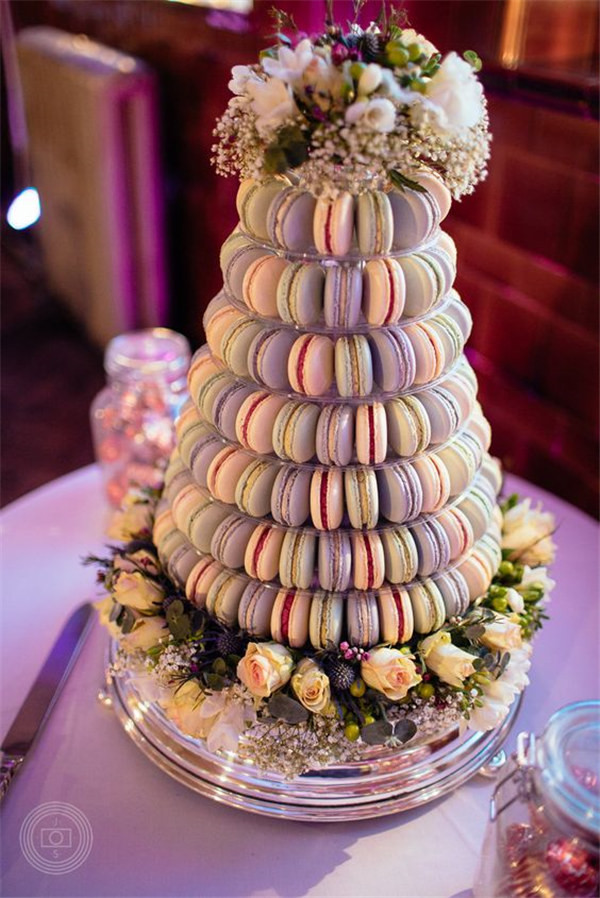 18 Sweet Macaroon Wedding Cake Ideas to Dazzle Your Guests