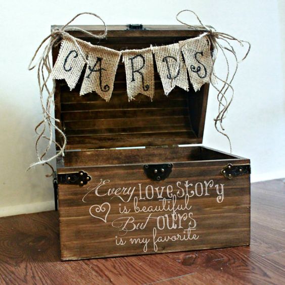 20 Creative Wedding Card Box Ideas Many Brides are Dying for