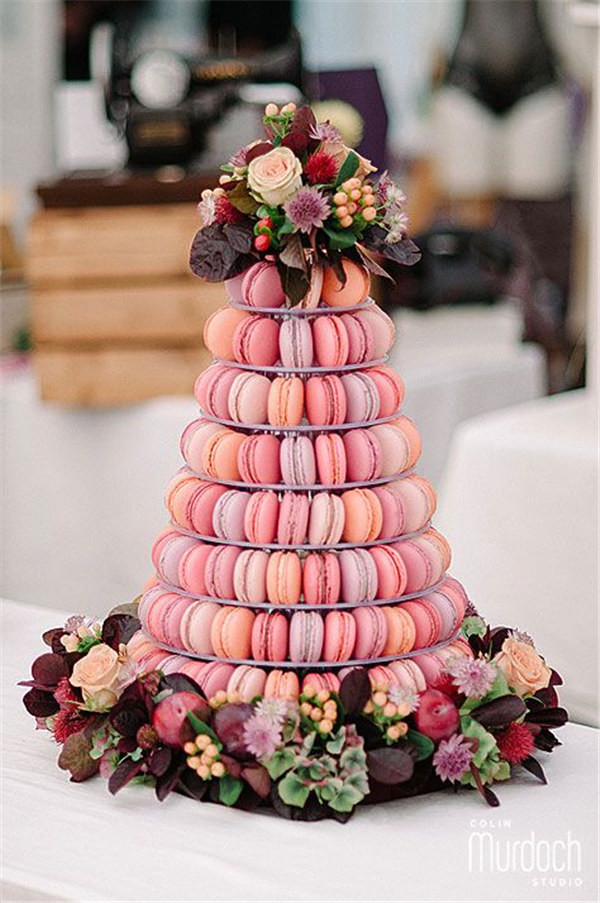 18 Sweet Macaroon Wedding Cake Ideas to Dazzle Your Guests ...