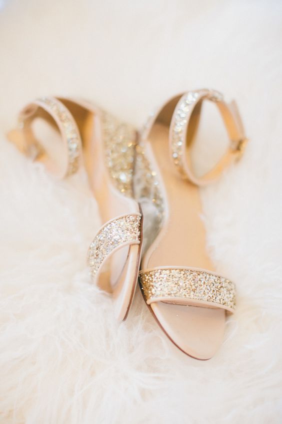 20 Drop-Dead-Gorgeous GOLD Wedding Shoes Ideas! | WeddingInclude ...