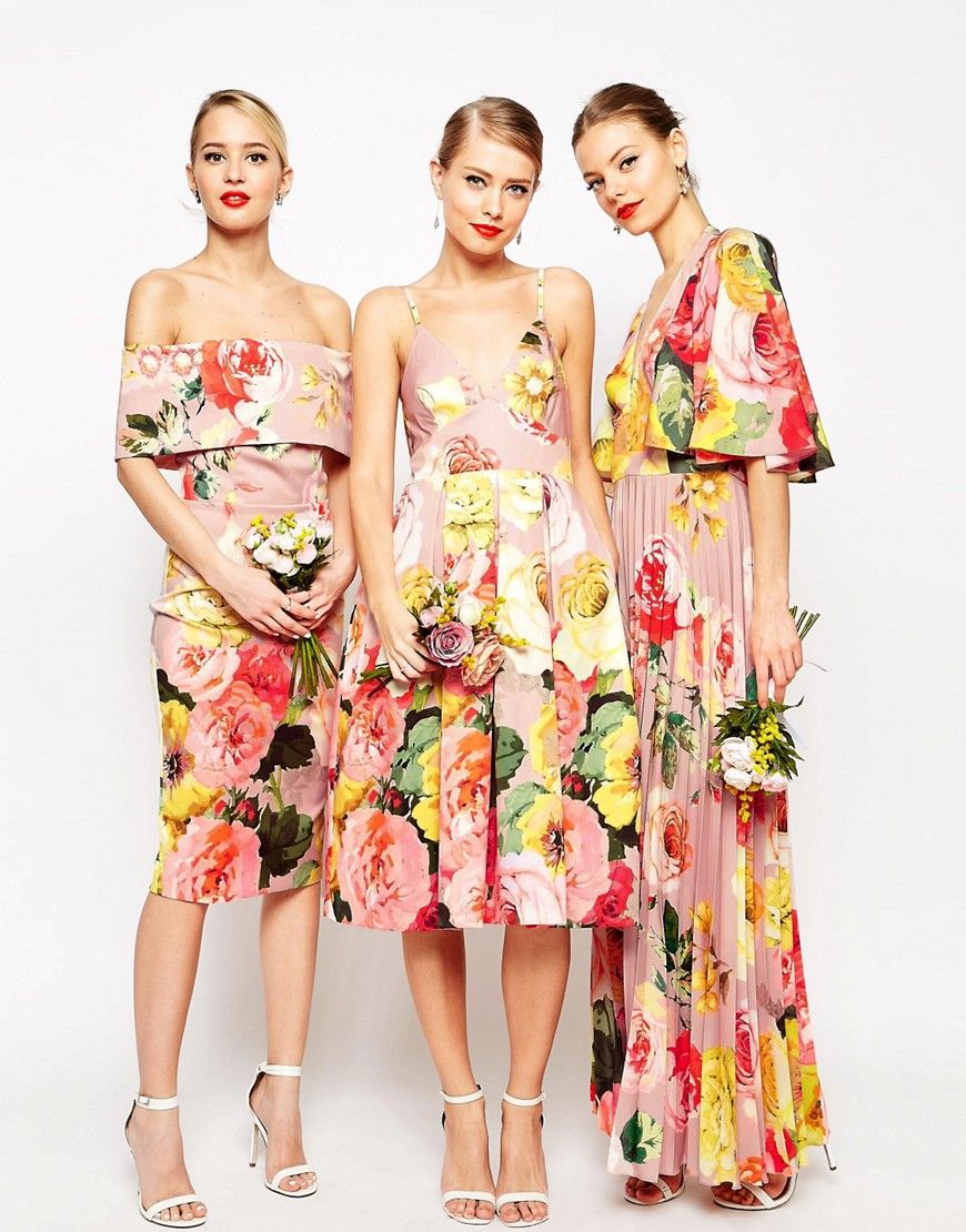 29 Tropical Bridesmaid Dresses to Rock | WeddingInclude | Wedding Ideas ...