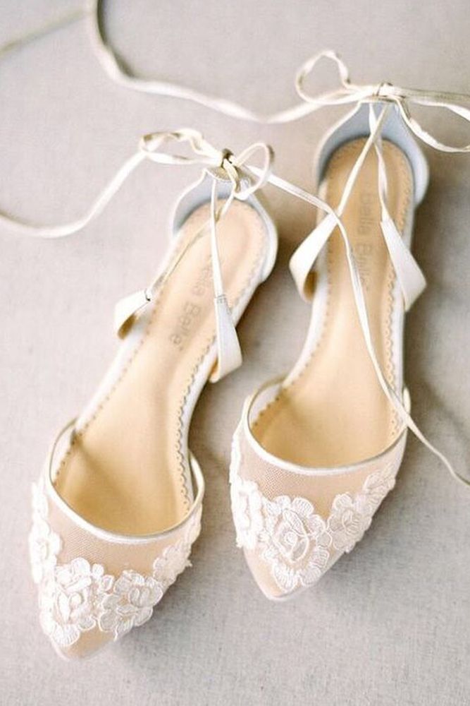 43 Chic and Comfy Flat Wedding Shoes 