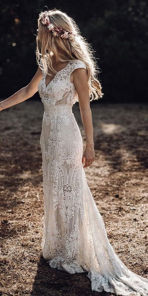 Fall in Love with These Charming Rustic Wedding Dresses ...